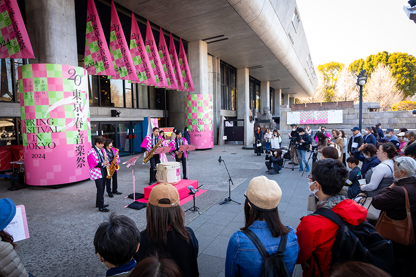 桜の街の音楽会(C)有田周平