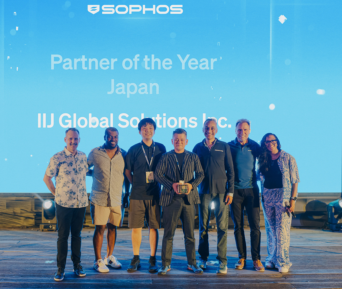 Scene from the Sophos APJ Partner 100 Awards Ceremony